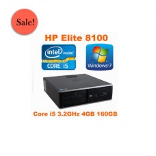 HP Elite 8100 SFF Core i5 3.2Ghz 4GB 250GB DVDRW WIN 7 PRO